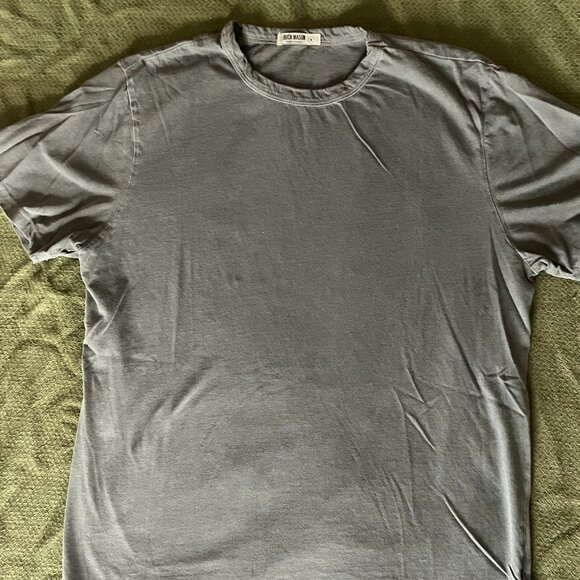 Buck Mason Pima Classic Tee Faded Black Venice Wash - Picture 1 of 3